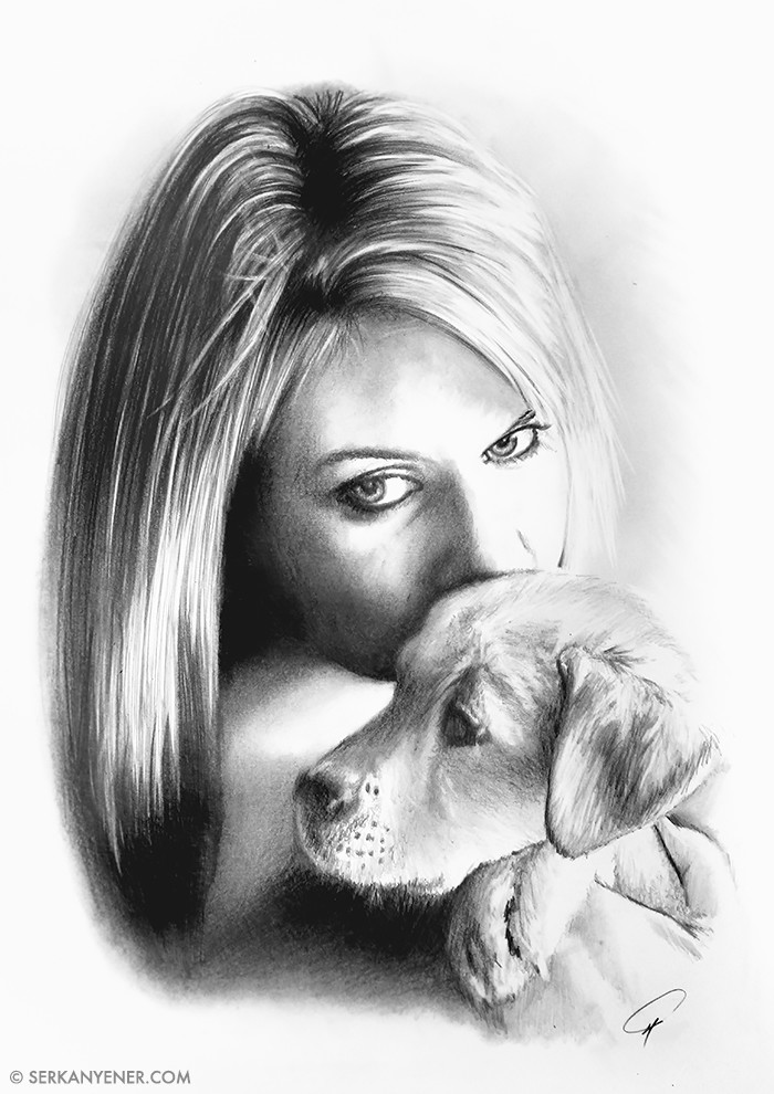  Dog Pencil Sketch at PaintingValley.com Explore collection of Dog 