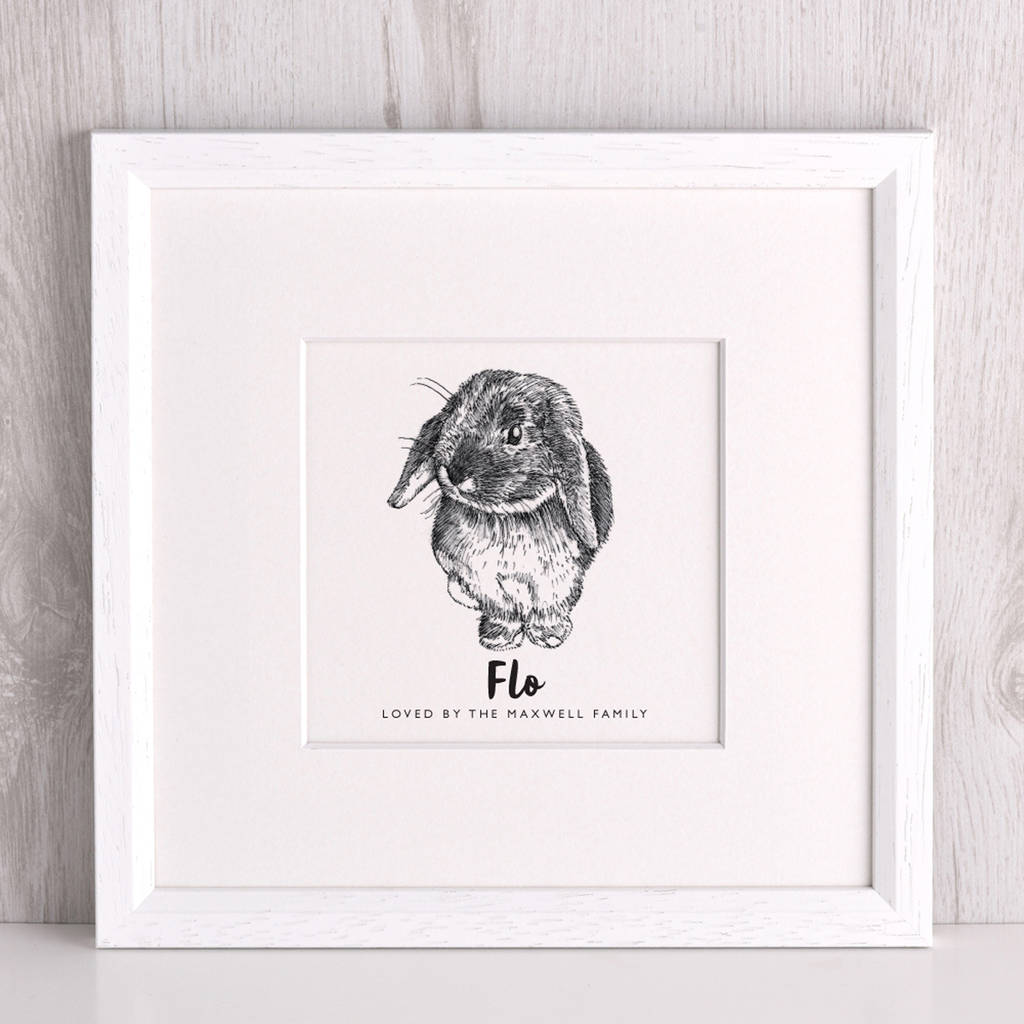 1024x1024 Personalised Pet Portrait Sketch By Letterfest - Dog Picture Sketch