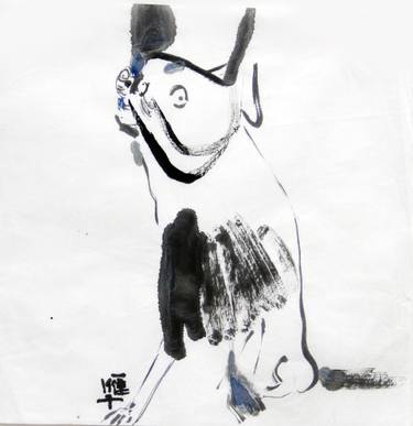 375x387 Dog Painitng Dog Portrait Painting Dog Sketch Painting By Jingyan - Dog Sketch Artist