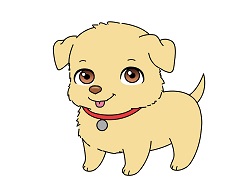 250x193 How To Draw A Puppy (Cartoon) - Dog Sketch Cartoon
