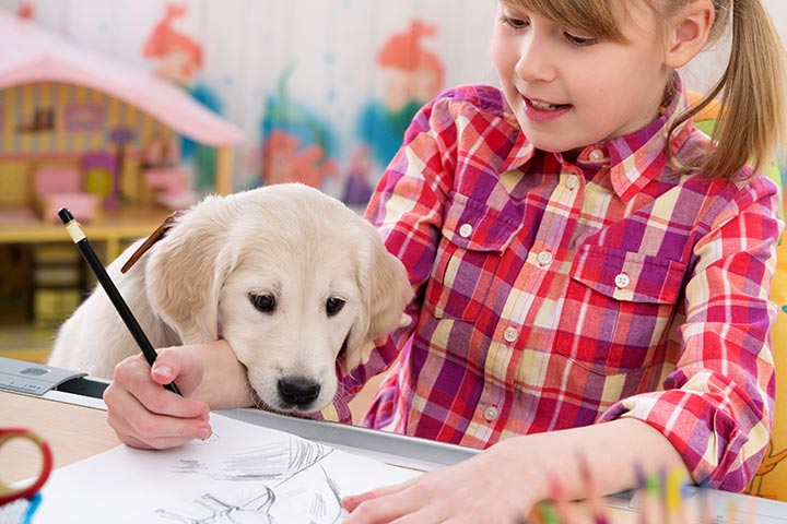 720x480 Step By Step Guide On How To Draw A Dog For Kids - Dog Sketch For Kids