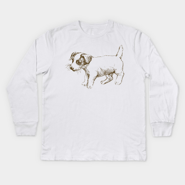 630x630 Cute Dog Drawn Sketch - Dog Sketch For Kids