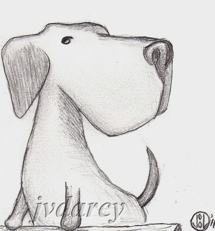 714x768 Drawn Puppy Small Dog - Dog Sketch Simple