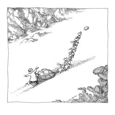 400x400 Affordable Sled Dogs Posters For Sale - Dog Sled Sketch