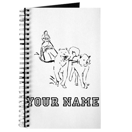 460x460 Sled Dog Stationery - Dog Sled Sketch