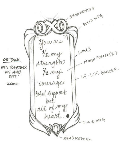 500x627 The Engraved Dog Tag Project Ridgewood Queens Ny - Dog Tag Sketch