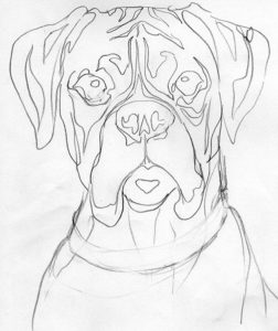 252x300 Breed Archives Artist Spare Time - Dog Tag Sketch