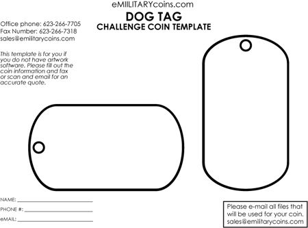 450x333 Dog Tag Template - Dog Tag Sketch