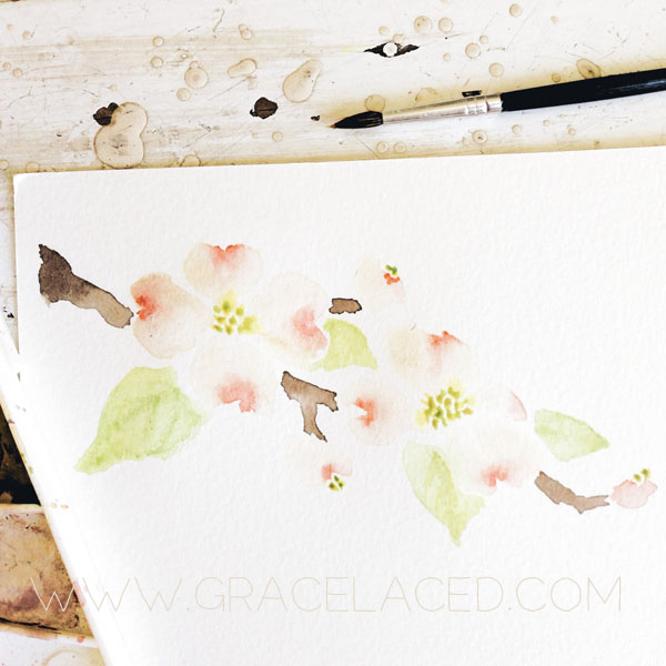 600x600 Dogwoods Sketch {Drawing Close, Day 19} - Dogwood Sketch