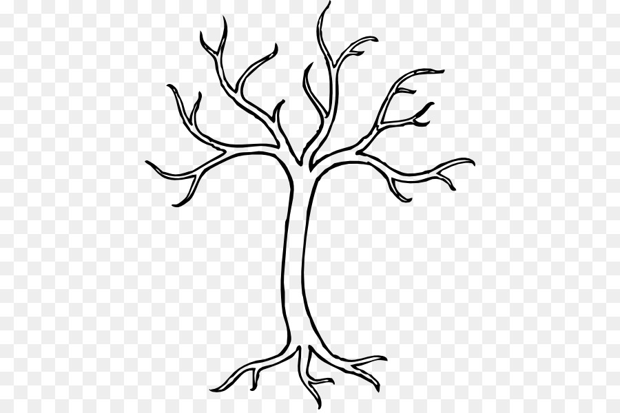 900x600 Tree Drawing Branch Clip Art - Dogwood Tree Sketch