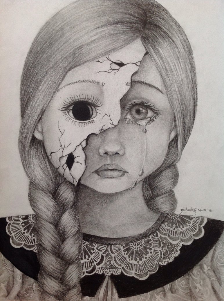 772x1034 Doll Face By Yeshrita - Doll Face Sketch