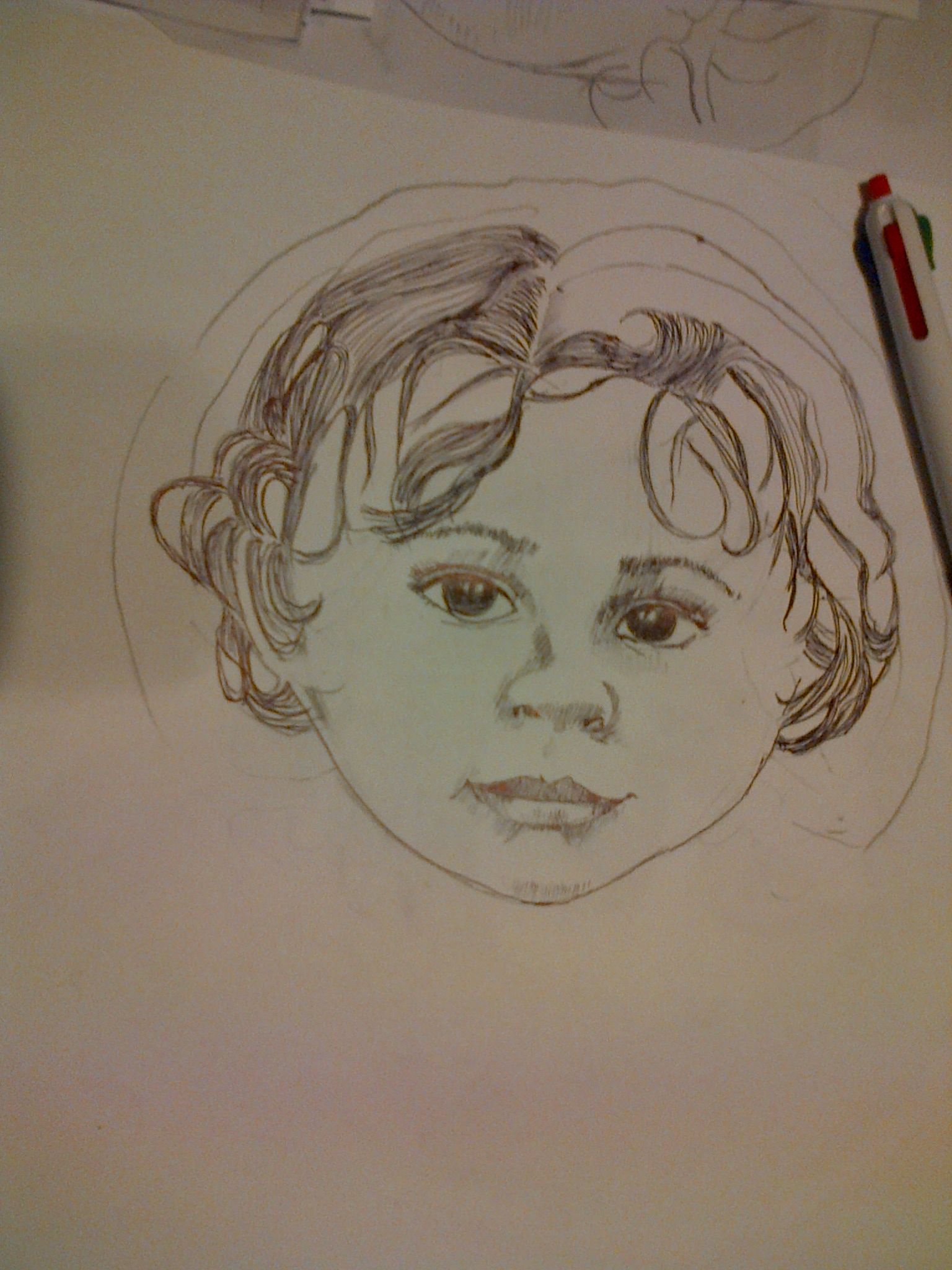 1536x2048 Sketch For Doll Face My Work Doll Face - Doll Face Sketch