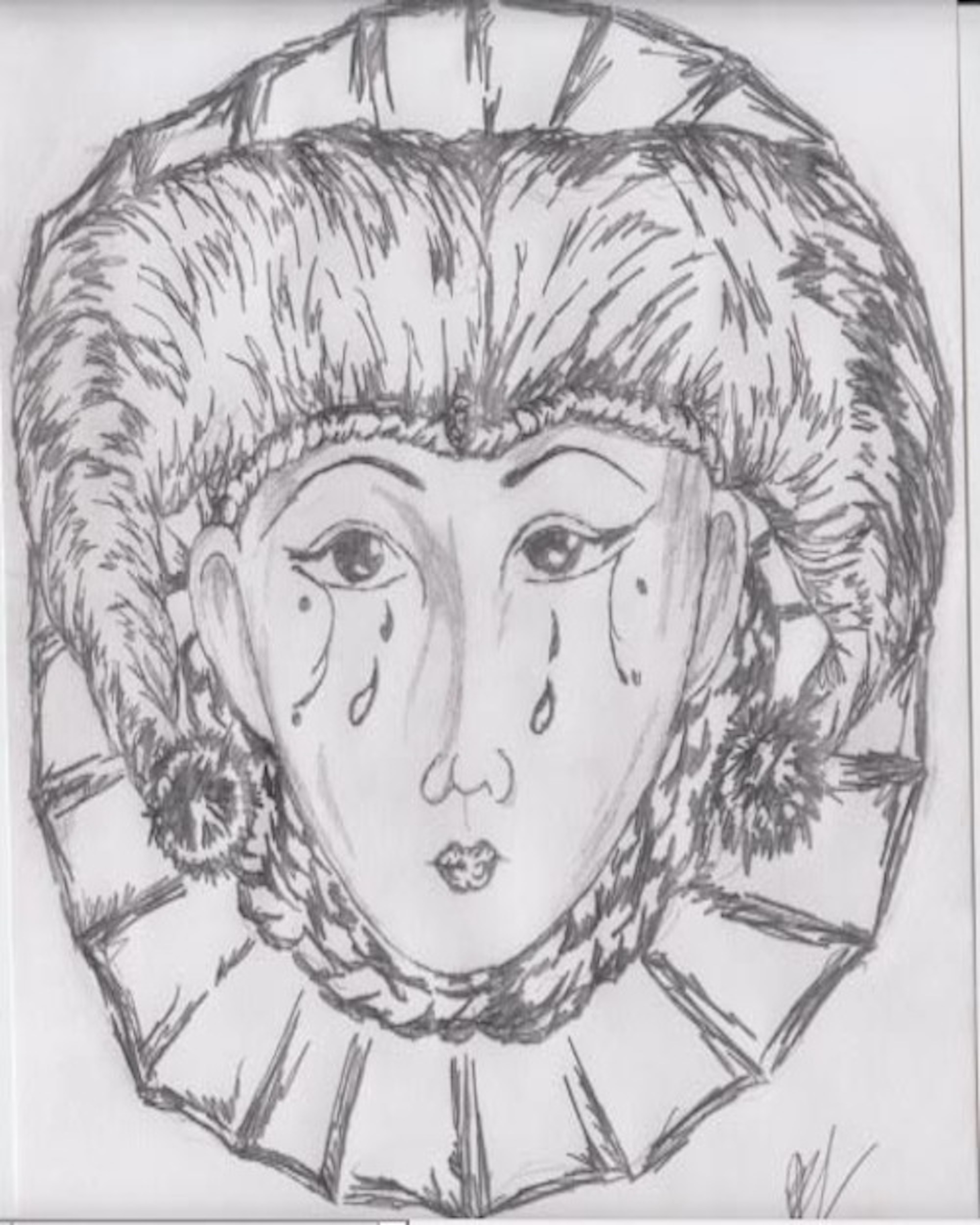 2000x2500 Clown Doll Face Daniellamb Foundmyself - Doll Face Sketch