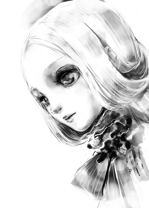 500x700 Doll Face Scribble By Ss Sakura - Doll Face Sketch