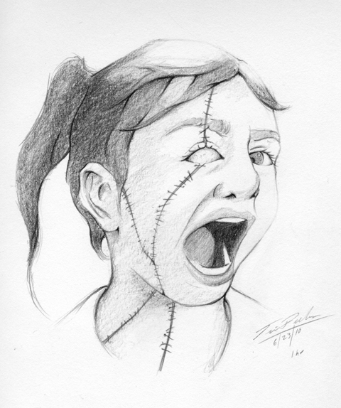 480x574 Doll Sketch - Doll Sketch