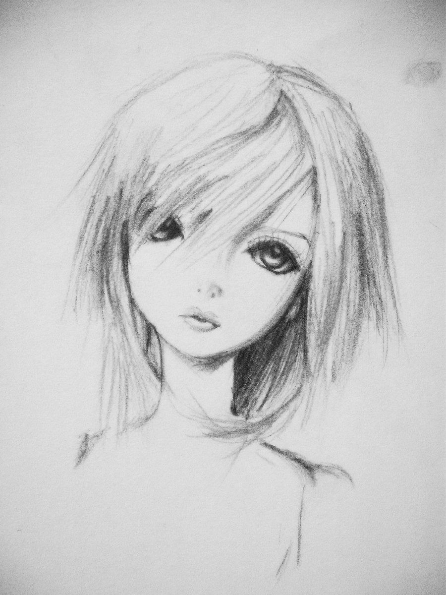 900x1200 Doll Sketch By Was Art Inspiration - Doll Sketch