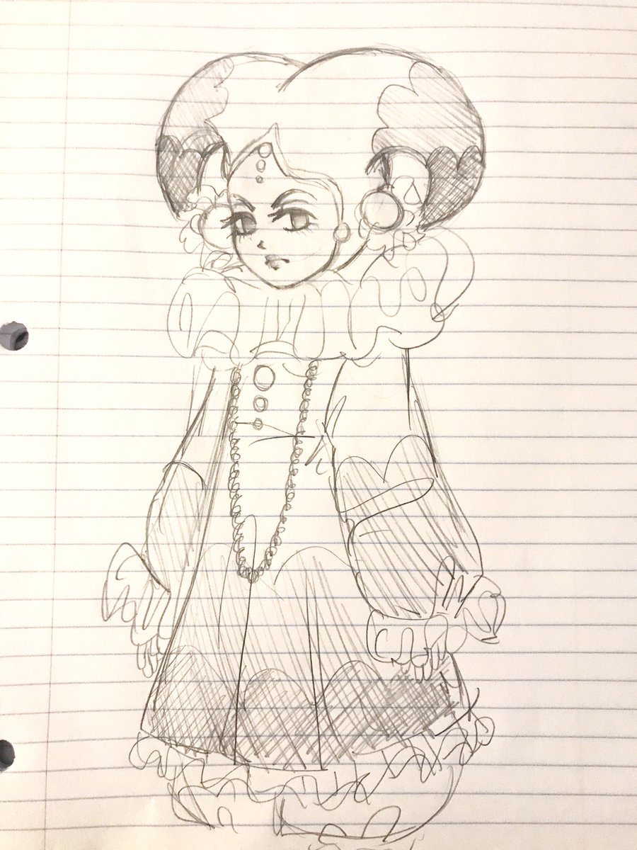 900x1200 K3mami On Twitter - Doll Sketch Drawing