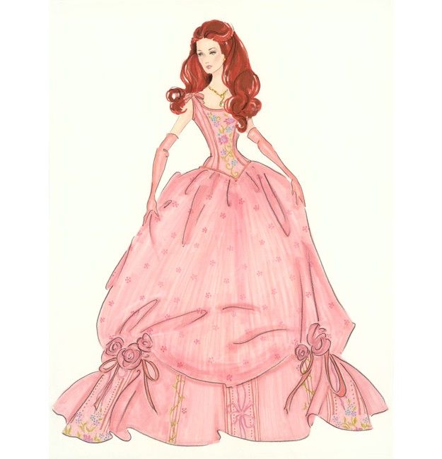 625x650 Drawn Barbie Sketch - Doll Sketches
