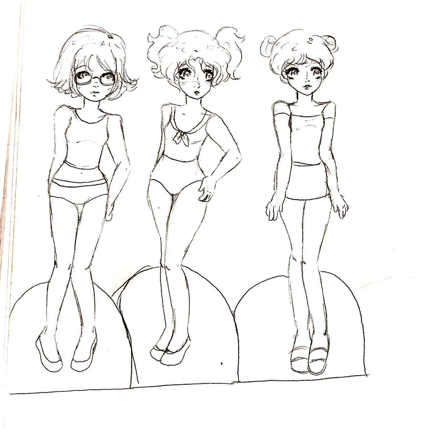 1529x1512 Miss Missy Paper Dolls Paper Doll Base Sketches - Doll Sketches