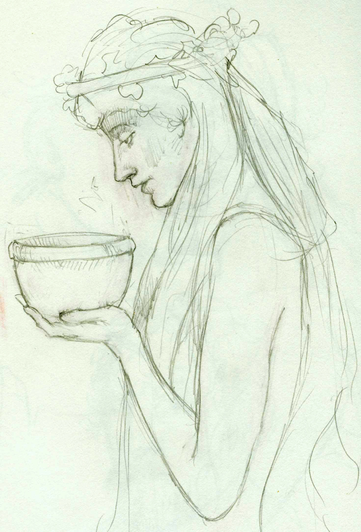 1471x2168 Artstation - Dollar Sketch