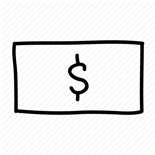 512x512 Banking, Dollar, Drawn, Finance, Financial, Money, Sketch Icon - Dollar Sketch