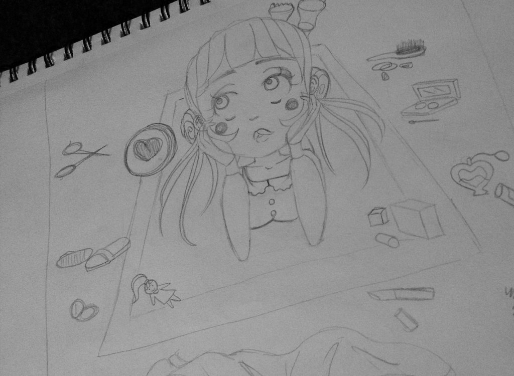 1024x750 Bored Of The Dollhouse Sketch! By Kaatydid - Dollhouse Sketch