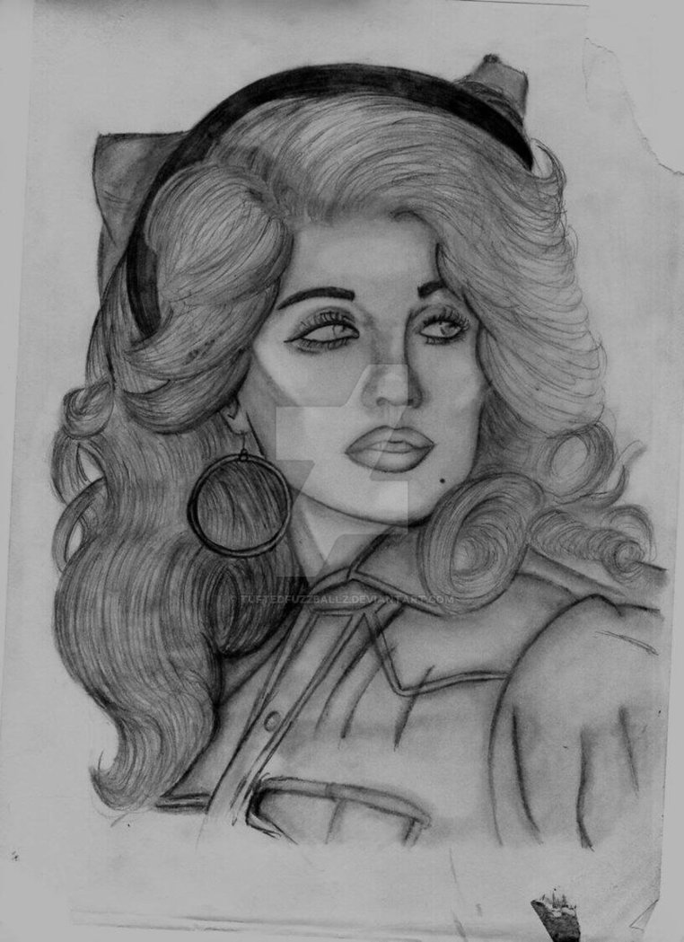 762x1049 Dolly Parton By Tuftedfuzzballz - Dolly Parton Sketch
