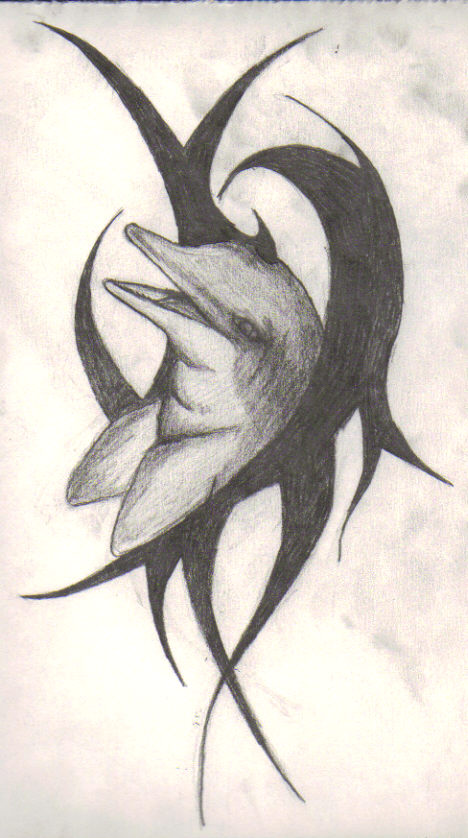468x838 Tribal Dolphin Tattoo Sketch Tattoo Ideas - Dolphin Tattoo Sketch