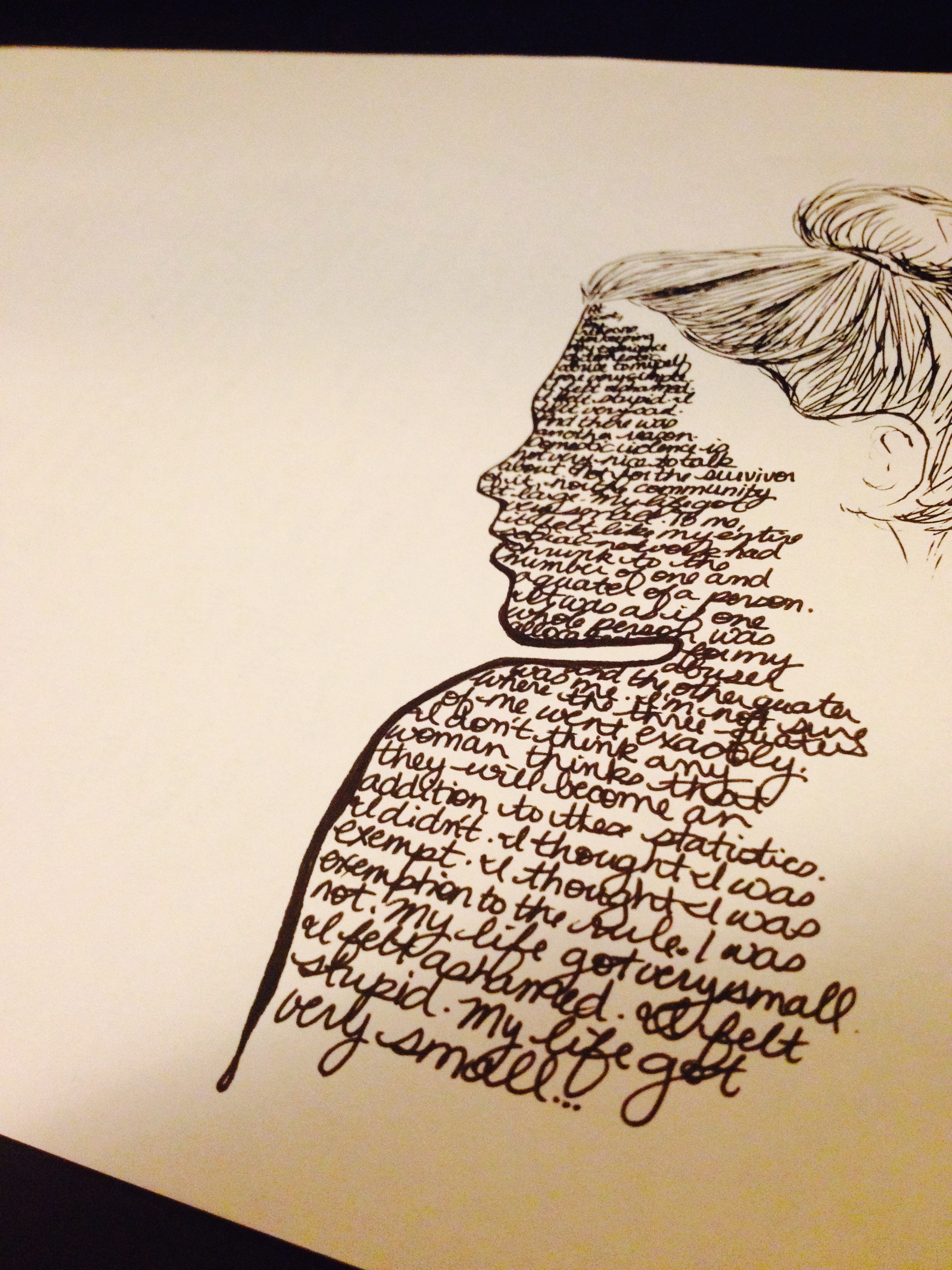 2448x3264 Domestic Open Eyes Open Mind - Domestic Violence Sketch