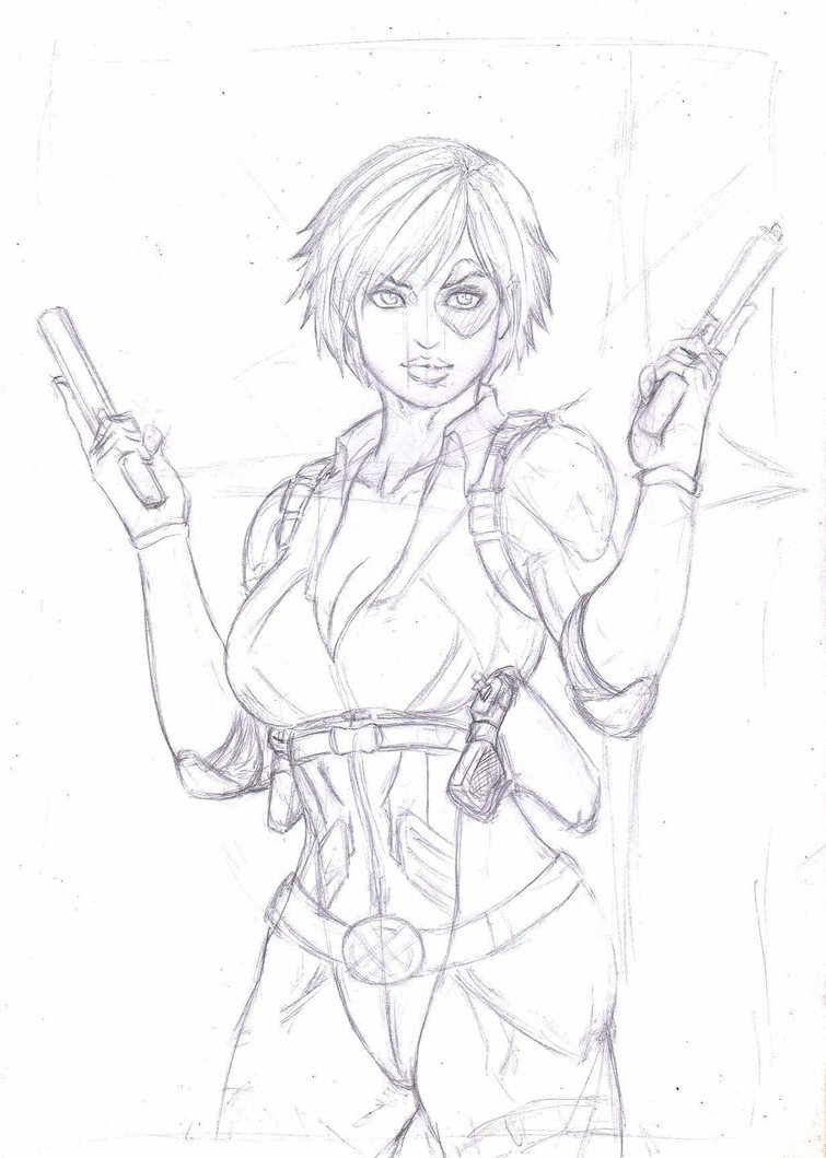 755x1059 Domino Sketch By Julio Leo - Domino Sketch