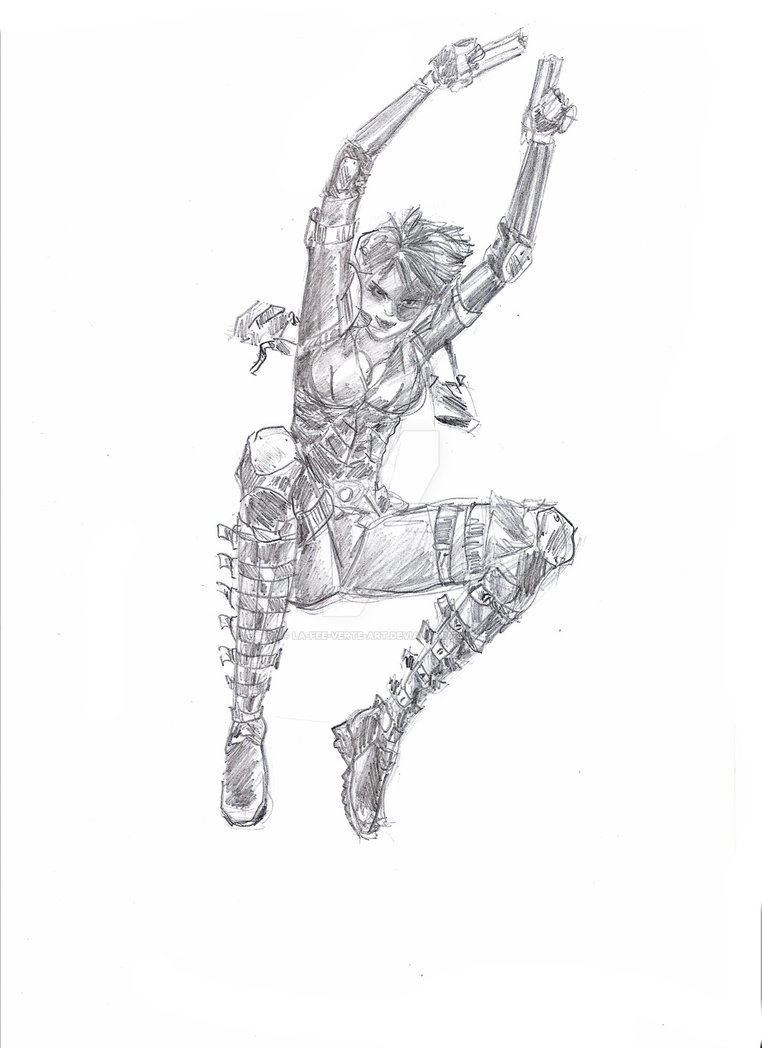 762x1048 Domino Sketch By La Fee Verte Art - Domino Sketch
