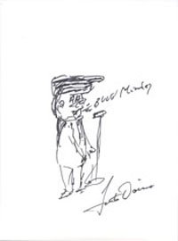 200x270 Signed Domino, Fats 8x10 Sketch (Blue Monday) Autographed - Domino Sketch