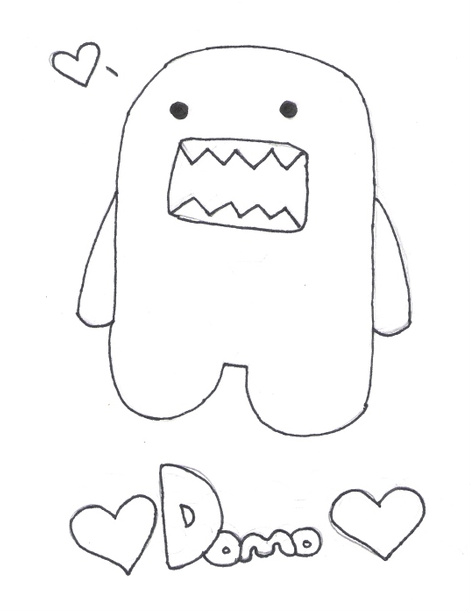 471x613 Domo Sketch By Redlilly2 - Domo Sketch