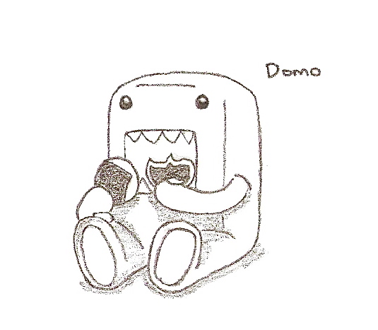 535x467 Domo By Yuffieinwutai - Domo Sketch