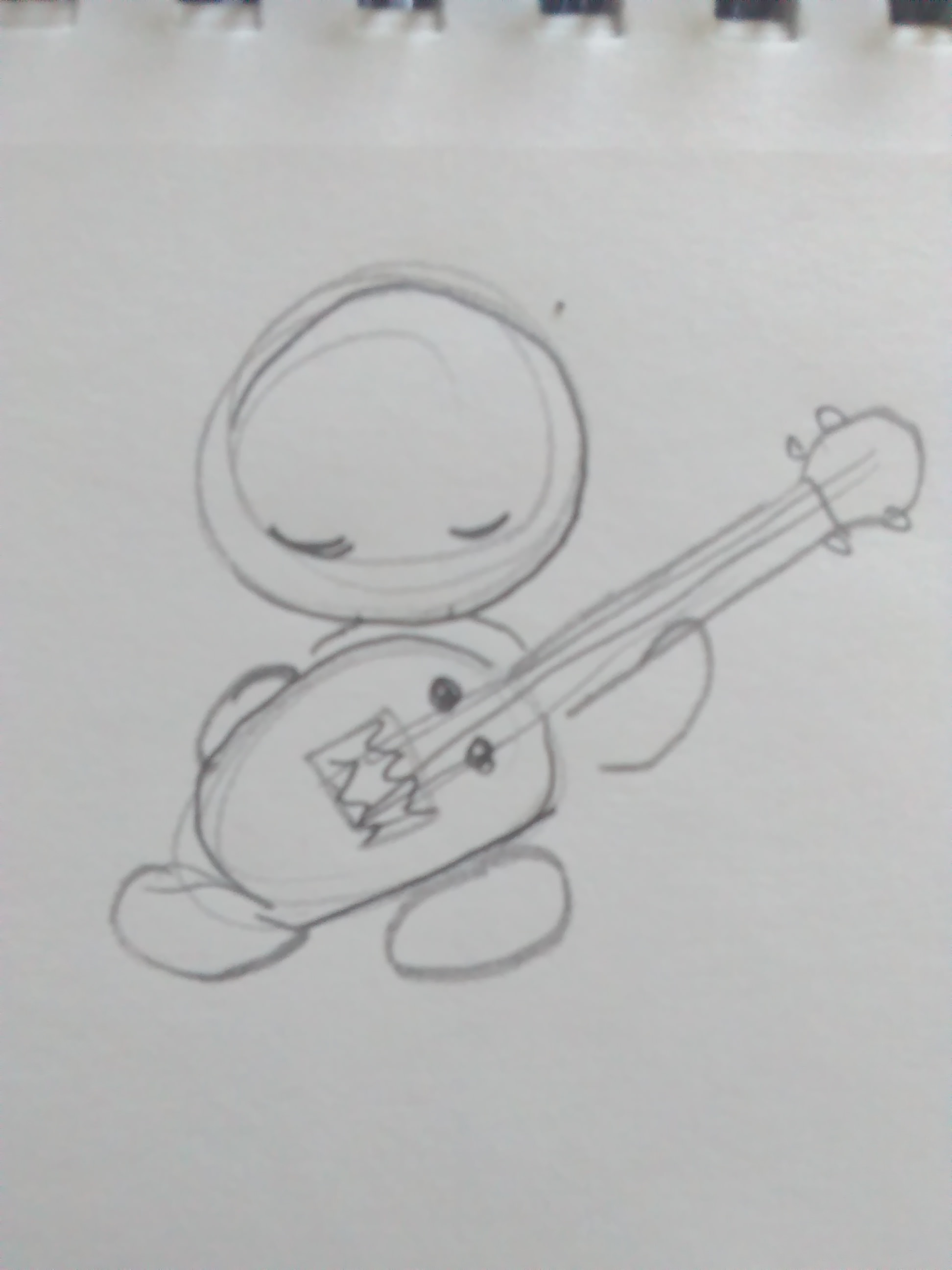 1944x2592 Domo Guitar - Domo Sketch