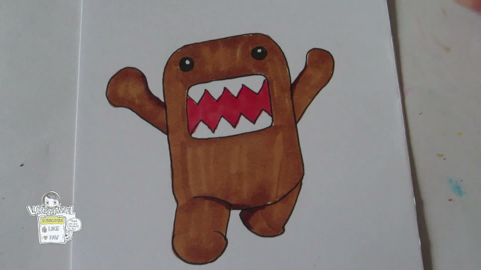 1920x1080 How To Draw Domo Kun - Domo Sketch