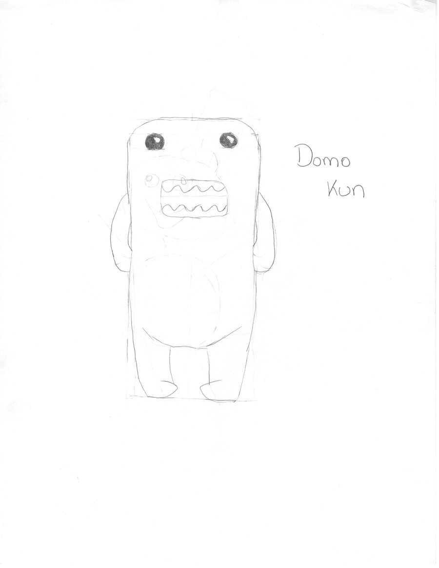 900x1165 Domo Kun Sketch By Xoxoluvrbubixoxo - Domo Sketch