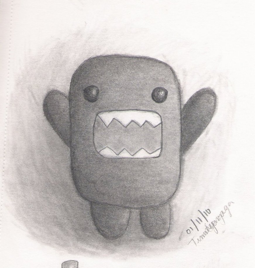 872x916 Domo Kun By Queen Obsession - Domo Sketch