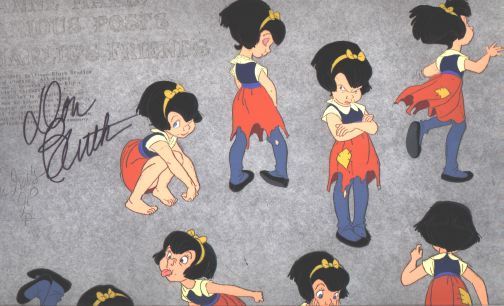 504x306 Don Bluth Leading Ladies Images Anne Marie Sketches Wallpaper And - Don Bluth Sketch