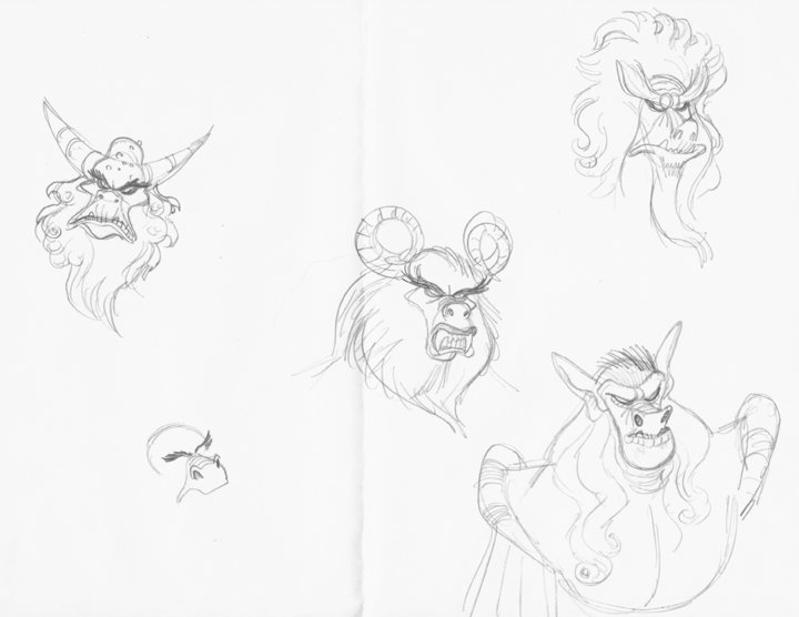 720x556 Image - Don Bluth Sketch