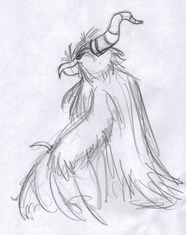 751x950 Learning Animation Satyrday - Don Bluth Sketch