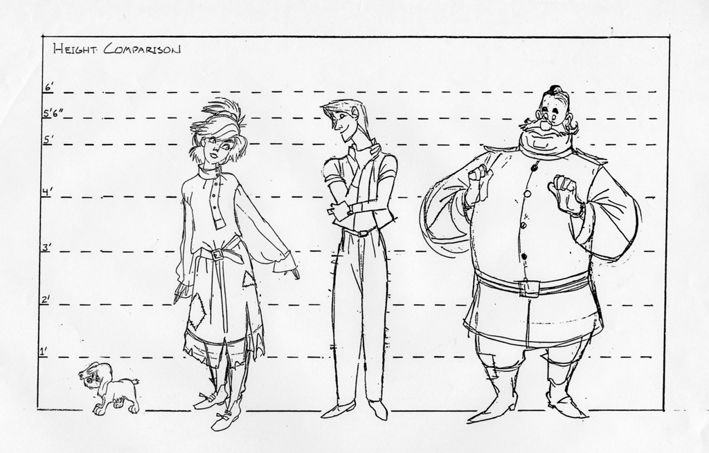 1024x655 Triple A Dude Don Bluth Collection Of Animation - Don Bluth Sketch