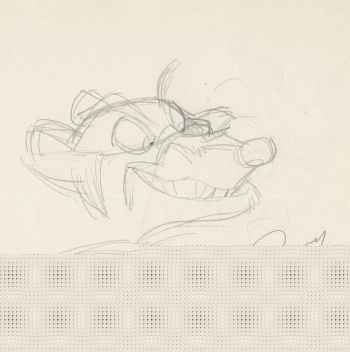 685x688 Don Bluth The Secret Of Nimh Animation - Don Bluth Sketch
