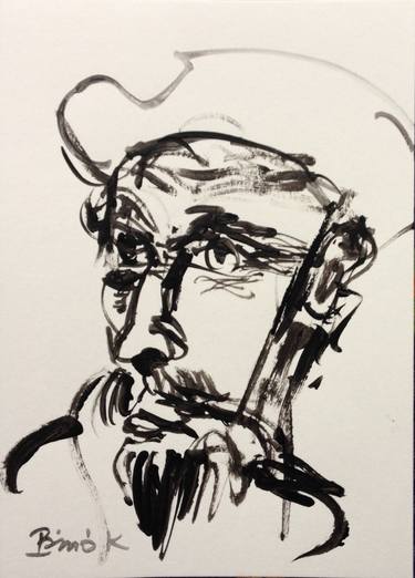 375x522 Don Quixote 5 Painting By Konrad Biro Saatchi Art - Don Quixote Sketch