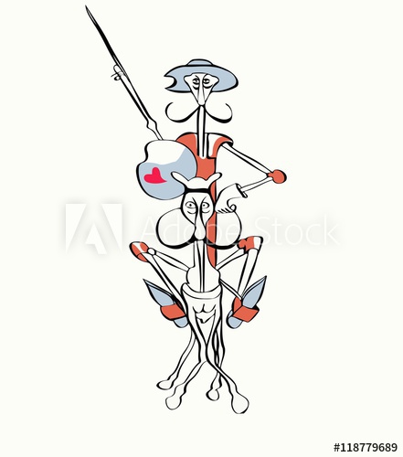 Герб дон кихота рисунок