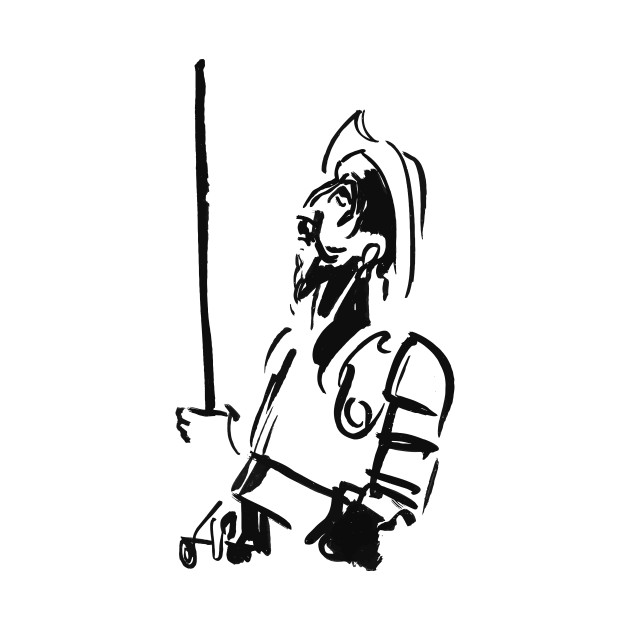 630x630 Don Quixote (Sketch) - Don Quixote Sketch