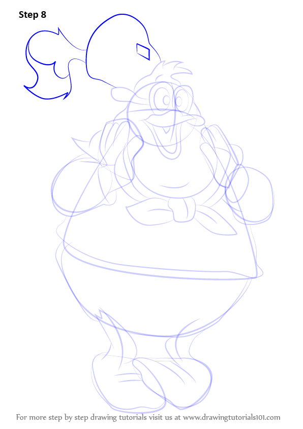 596x843 Donald Duck Trump Cartoon Drawings - Donald Duck Cartoon Sketch