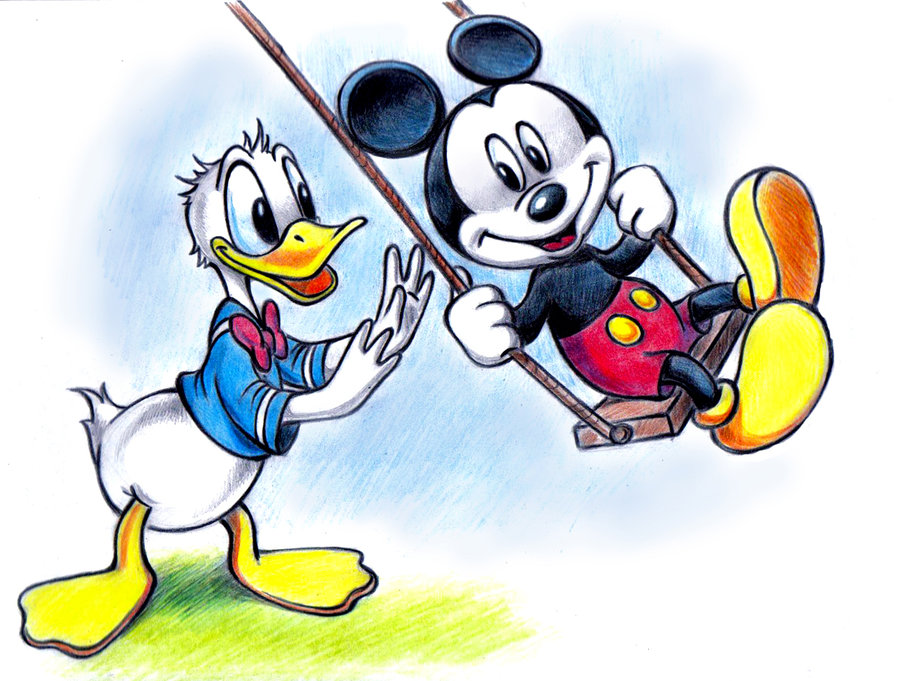 900x681 Donald Duck Clipart Pencil Sketch - Donald Duck Cartoon Sketch