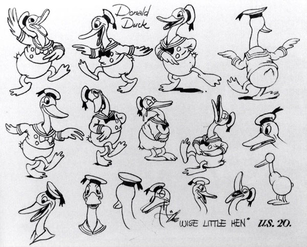 600x483 Image - Donald Duck Sketch