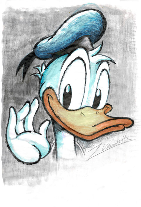 479x700 Vendetta, Z. - Donald Duck Sketch